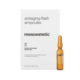 MESOESTETIC pretnovecošanās ampulas ANTIAGING FLASH, 10 gab., 2 ml