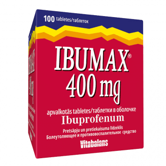 IBUMAX 400 mg tabletes, N100