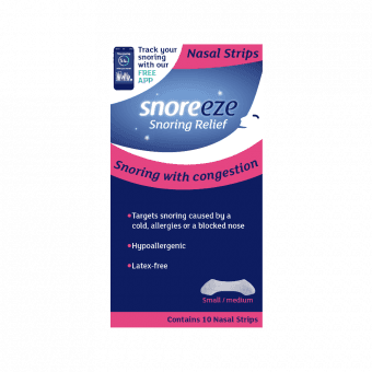 SNOREEZE носовые полоски, S/M, 10 шт.