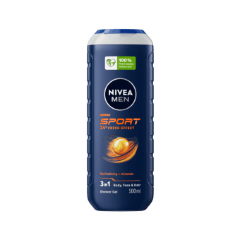 NIVEA гель для душа для мужчин SPORT, 500 мл
