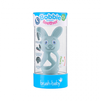 BRUSH BABY zobgrauznītis BOBBY BUBBY TEETHER, zaļš, 1 gab.