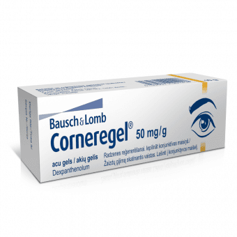 CORNEREGEL 50 mg/g acu gels, 10 g