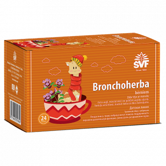 ŠVF чай для детей BRONCHOHERBA, 25 пакетиков