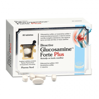 BIOACTIVE GLUCOSAMINE FORTE PLUS таблетки, 80 шт.