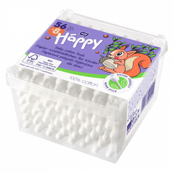 BELLA HAPPY ausu kociņi ar bremzīti, 56 gab.