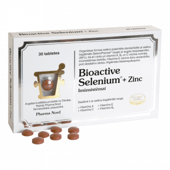 BIOACTIVE SELENIUM + ZINC таблетки, 30 шт.