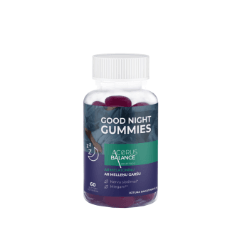 ACORUS BALANCE жевательные пастилки с мелатонином GOOD NIGHT GUMMIES, 60 шт.