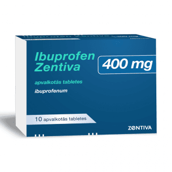 IBUPROFENUM ZENTIVA 400мг таблетки, N10