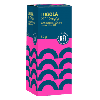 LUGOLA RFF 10 mg/g šķīdums, 25 g