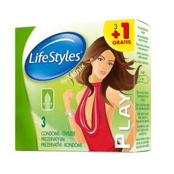 LIFESTYLES презервативы BY MANIX PLAY, 4 шт.