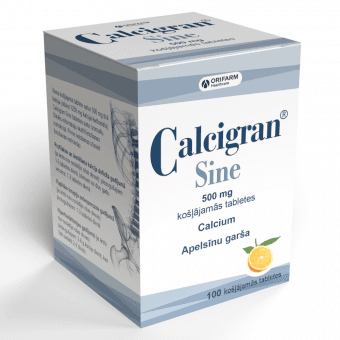 CALCIGRAN SINE 500 мг жевательные таблетки, N100