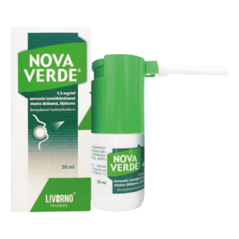 NOVA VERDE 1,5 мг/мл аэрозоль, 30 мл