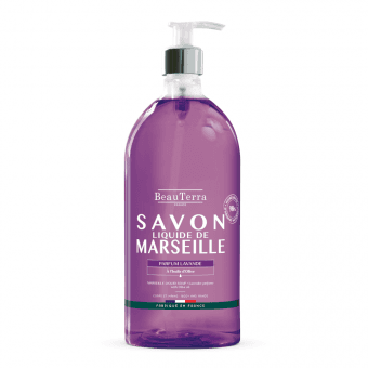 BEAUTERRA Лавандовое марсельское жидкое мыло, 1 л