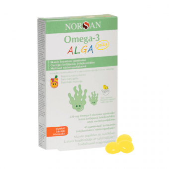 NORSAN OMEGA-3 ALGA JELLY желейные конфеты, 45 шт.