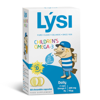 LYSI CHILDREN'S OMEGA-3 Жевательные капсулы, 60 шт.
