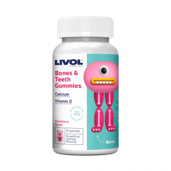 LIVOL Bones & Teeth, 50 pastilas