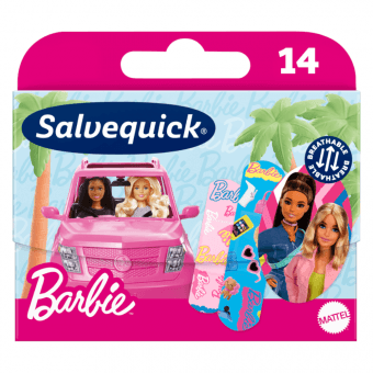 SALVEQUICK пластыри BARBIE, 14 шт.