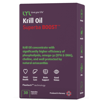 LYL Krill Oil Superba BOOST, 30 kapsulas