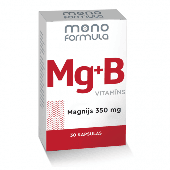 MONO FORMULA Mg+B6 Витамин, 30 капсулы
