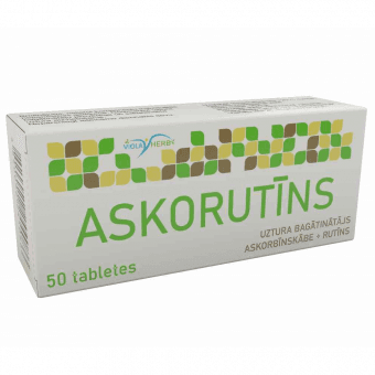 ASKORUTĪNS tabletes, 50 gab.