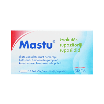 MASTU supozitoriji, 10 gab.