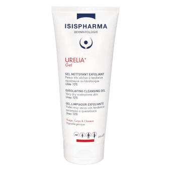ISISPHARMA очищающий гель с 10% мочевиной URELIA GEL, 150 мл