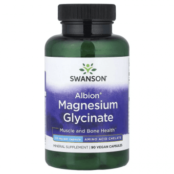 SWANSON Albion Magnesium Glycinate, 90 капсулы