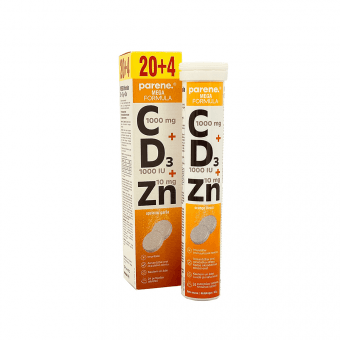 MEGA FORMULA C+D3+Zn, 24 растворимых таблеток