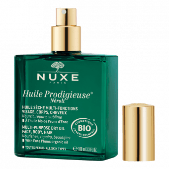 NUXE sausā eļļa sejai, ķerm.un matiem HUILE PRODIGIEUSE NEROLI, 100 ml