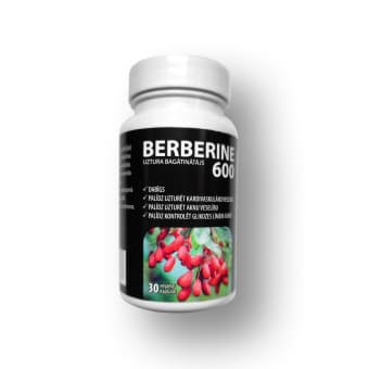 BERBERINE 600 веганские капсулы, 30 шт.