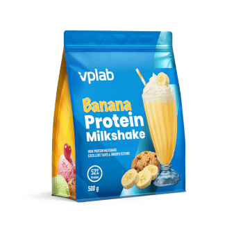 VPLAB proteīns ar banānu garšu PROTEIN MILKSHAKE, 500 g