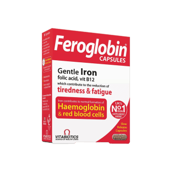 FEROGLOBIN B12 ilgstošas darbības kapsulas, 30 gab.