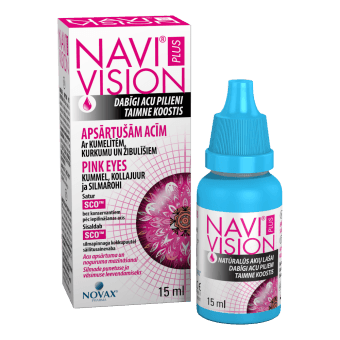 NAVIVISION PLUS apsārtušām acīm, 15 ml