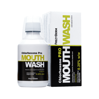 FREZYDERM mutes skalojamais līdzeklis CHLORHEXENE PRO, 250 ml