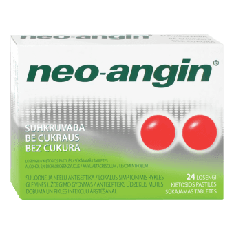 NEO-ANGIN сосательные таблетки без сахара, N24