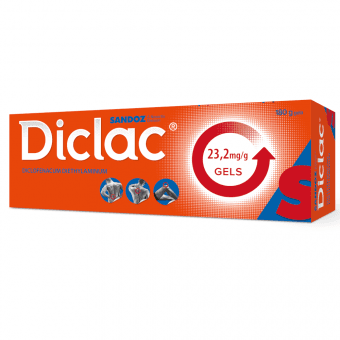 DICLAC 23,2 mg/g gels, 180 g