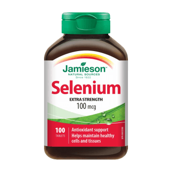 JAMIESON SELENIUM 100 mcg, таблетки, 100 шт.