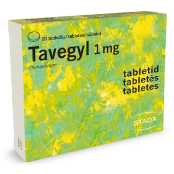 TAVEGYL 1 mg tabletes, N20