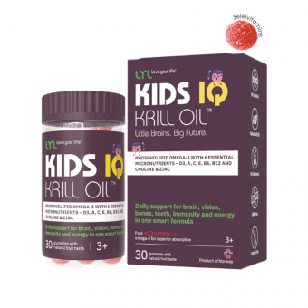LYL KIDS IQ Krill Oil, 30 košļājamas pastilas