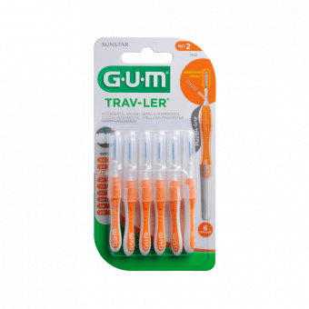 GUM межзубная щётка TRAV-LER, 0, 9 мм, 6 шт.