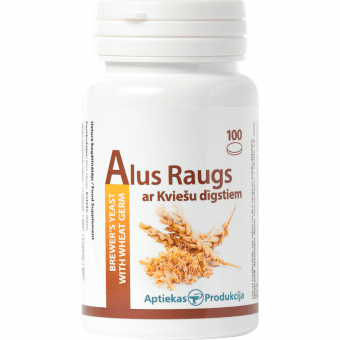 ALUS RAUGS с зародышами пшеницы, 100 таблетки