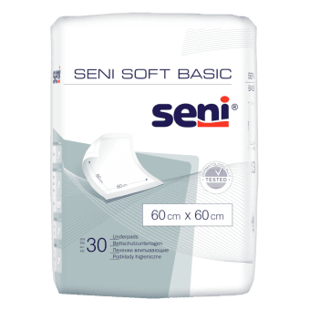 SENI absorbējošie palagi SOFT BASIC 60x60 cm, 30 gab.