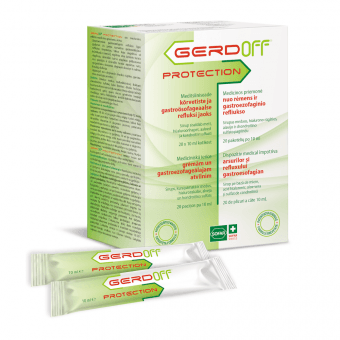GERDOFF PROTECTION iekšķīgi lietojams šķīdums 10ml, 20 gab.