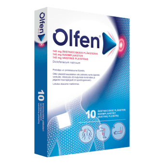 OLFEN 140 mg ārstnieciskais plāksteris, N10