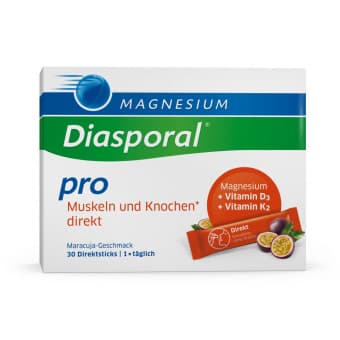 MAGNESIUM DIASPORAL для мышц и костей Direkt, 30 пакетики