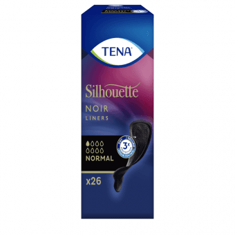 TENA uroloģiskie ieliktņi SILHOUETTE NOIR NORMAL, 26 gab.