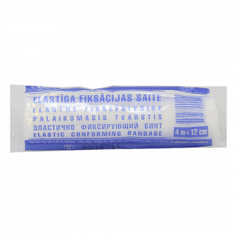 OLKO elastīga fiksācijas saite, 4m x 12cm, 1 gab.