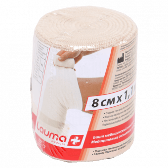 LAUMA MEDICAL elastīgā medicīniskā saite. 8x110 cm, 1 gab.