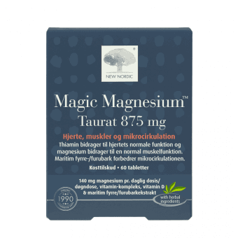 NEW NORDIC Magic Magnesium Taurat 875 mg, 60 tabletes