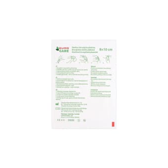 EURO CARE sterils ķirurģiskais plāksteris 8cm x 10cm, 1 gab.